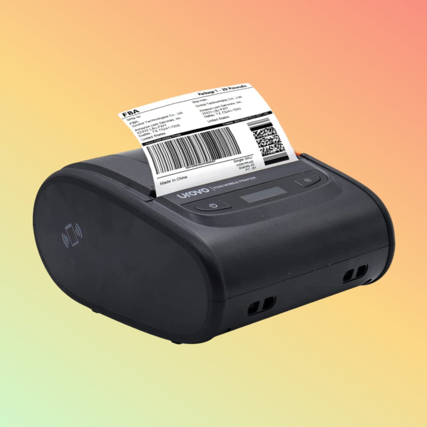 Compact and Portable K329 Label Printer