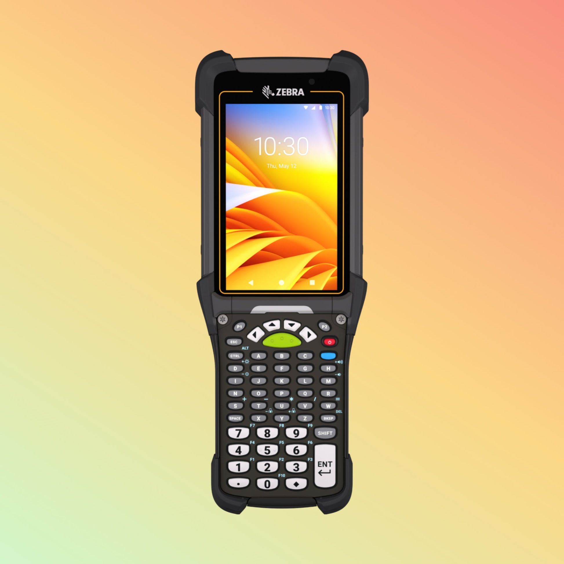 "Zebra MC9400 mobile computer showcasing rugged durability with IP68 certification."