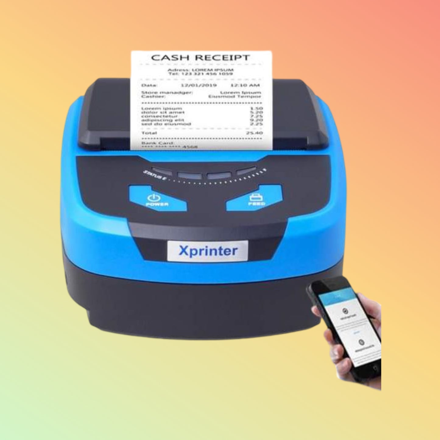 POSTECH PT-R810-BT Mobile Printer