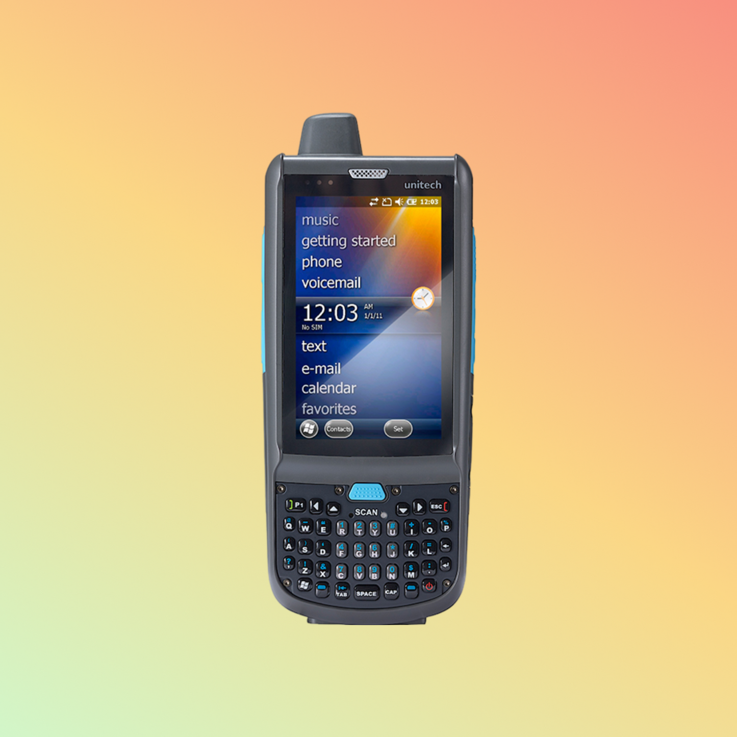 alt="Rugged Unitech PA692 UHF RFID PDA with durable casing, ideal for industrial and warehouse settings, offering reliable RFID tag reading and efficient data capture."