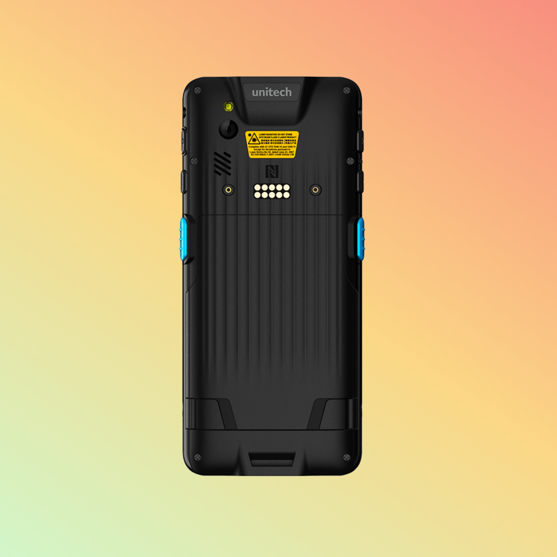 alt="Unitech PA768 5G rugged mobile computer, designed for industrial environments, featuring advanced 5G capabilities and a tough build for efficient data transfer."