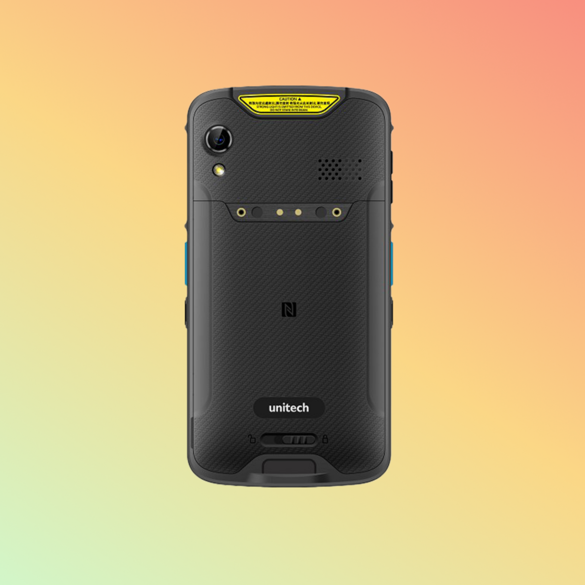 alt="Durable Unitech EA520 smartphone designed for industrial and warehouse settings, offering reliable performance and advanced data collection features."