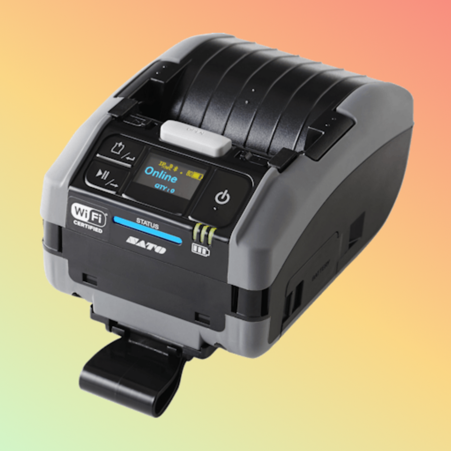 alt="SATO America PW2NX mobile thermal printers, ideal for fieldwork and on-the-go printing, offering a lightweight design, high-resolution output, and reliable performance."