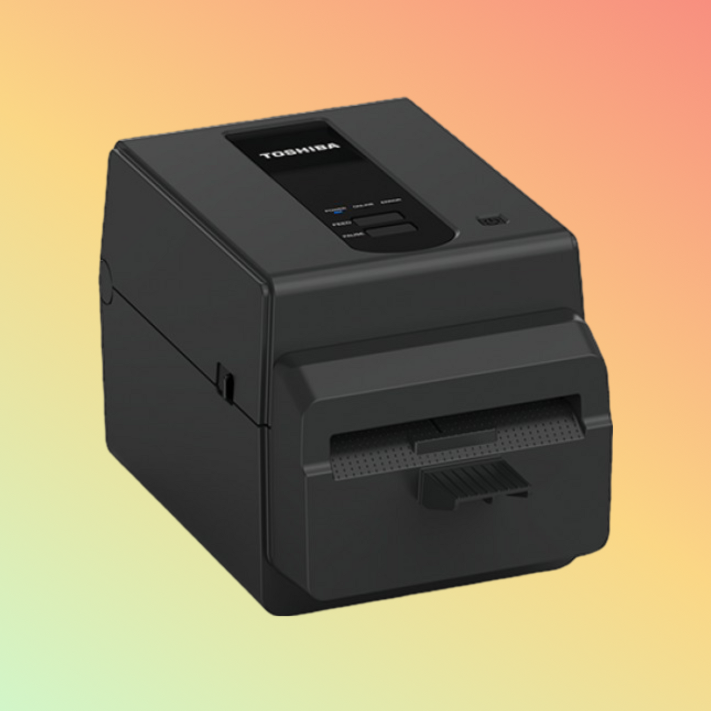 alt="TOSHIBA BV420D-GL direct thermal label printer for efficient industrial labeling"