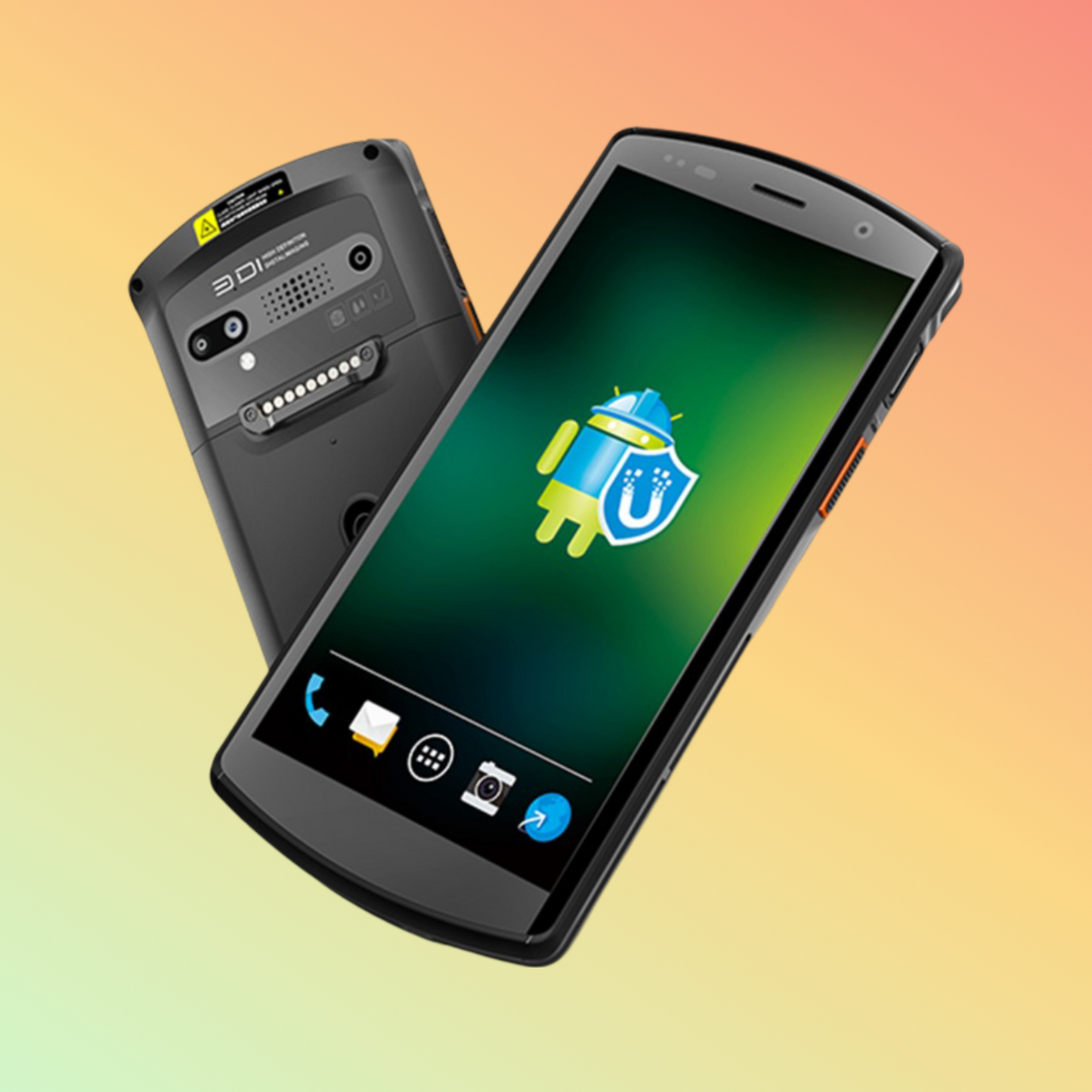 alt="Robust DCI DT50Q Android 9.0 Enterprise Mobile Computer with high-resolution camera"