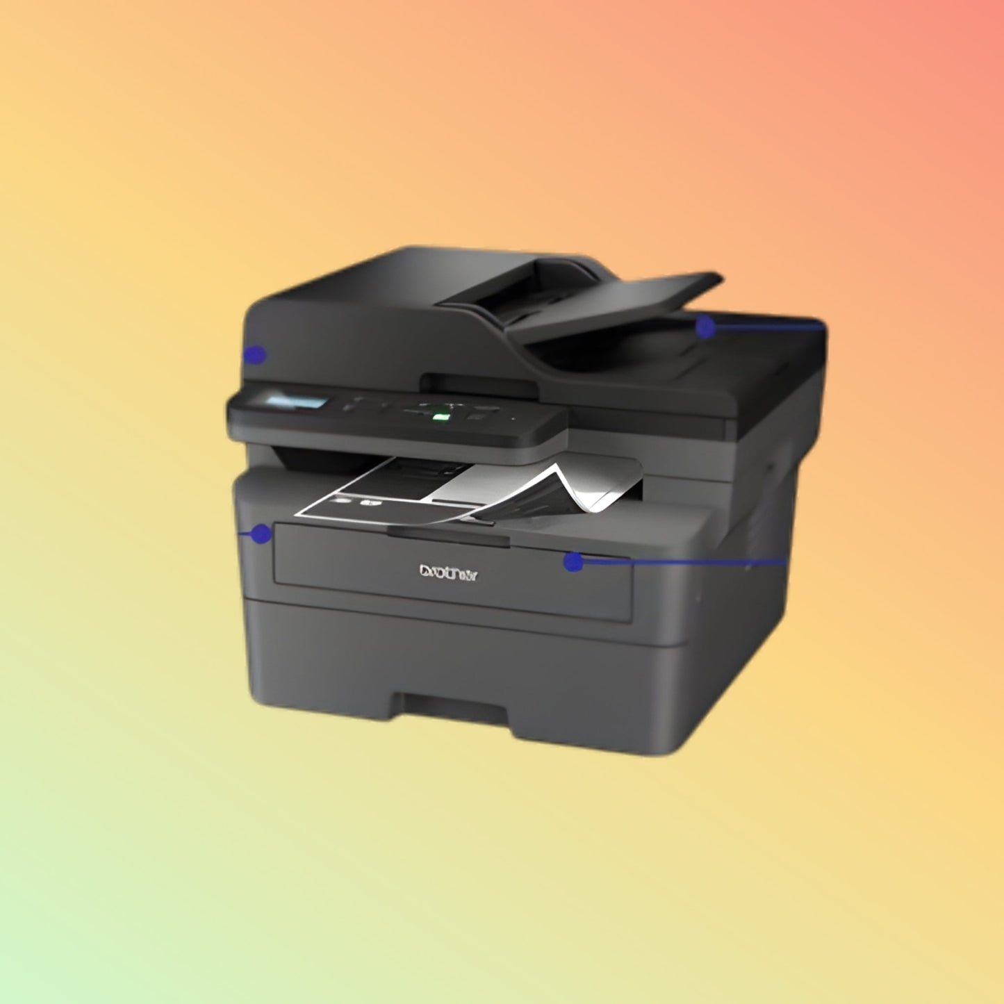 Brother DCPL2640DW: Wireless Monochrome Laser Printer