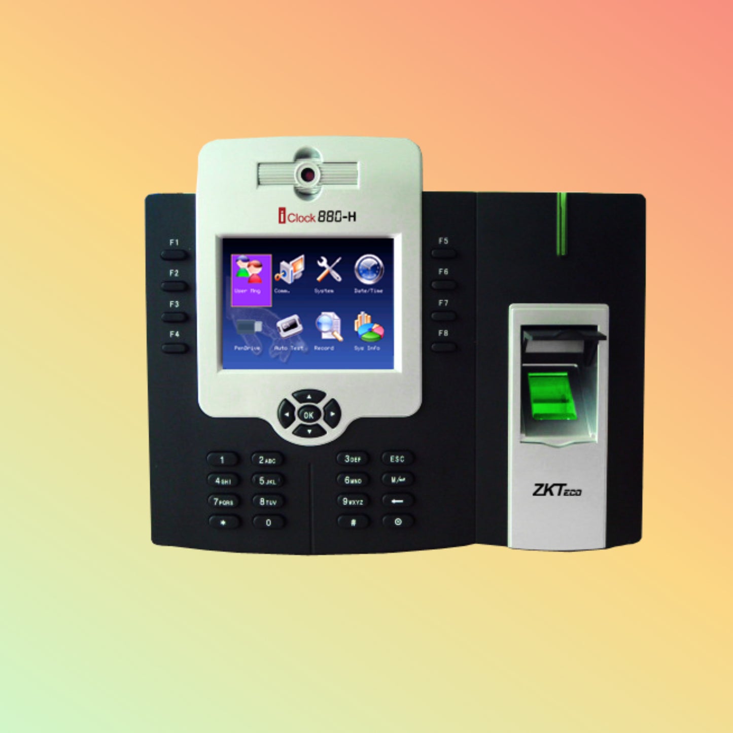 ZKTeco iClock 880: Advanced Biometric Access and Time Attendance