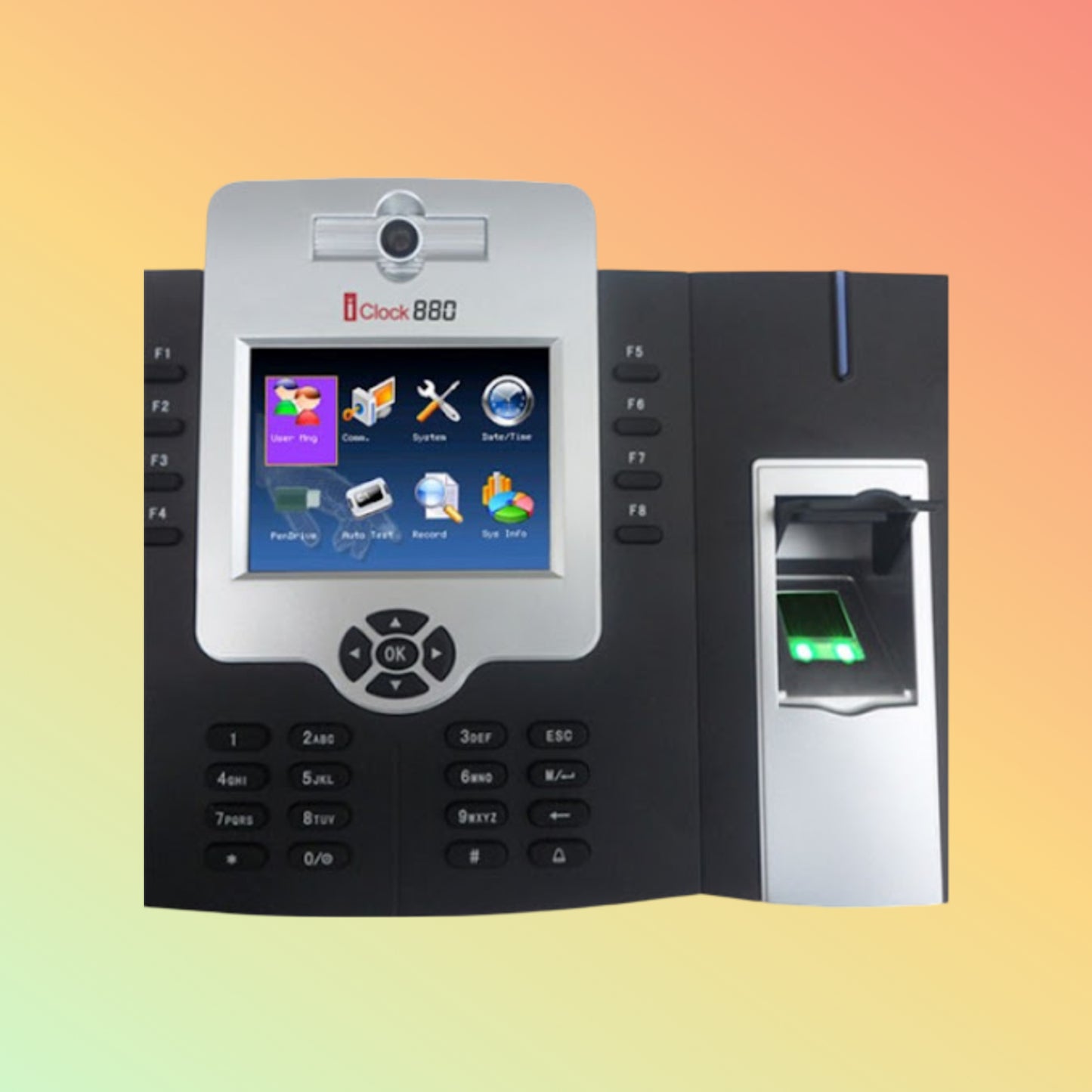 ZKTeco iClock 880: Advanced Biometric Access and Time Attendance