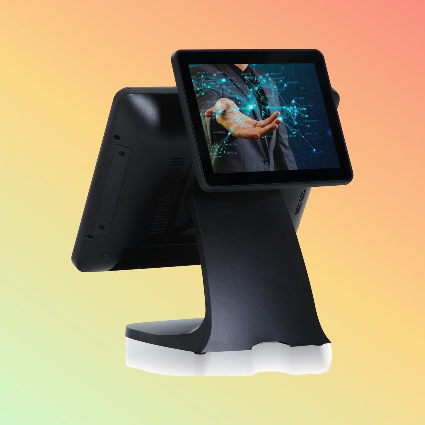 NEOPOS NP-R1980: Dual Screen Aluminum POS System