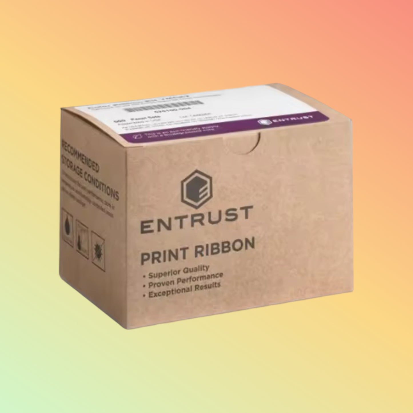 Durable and high-quality Entrust YMCKT Ribbon