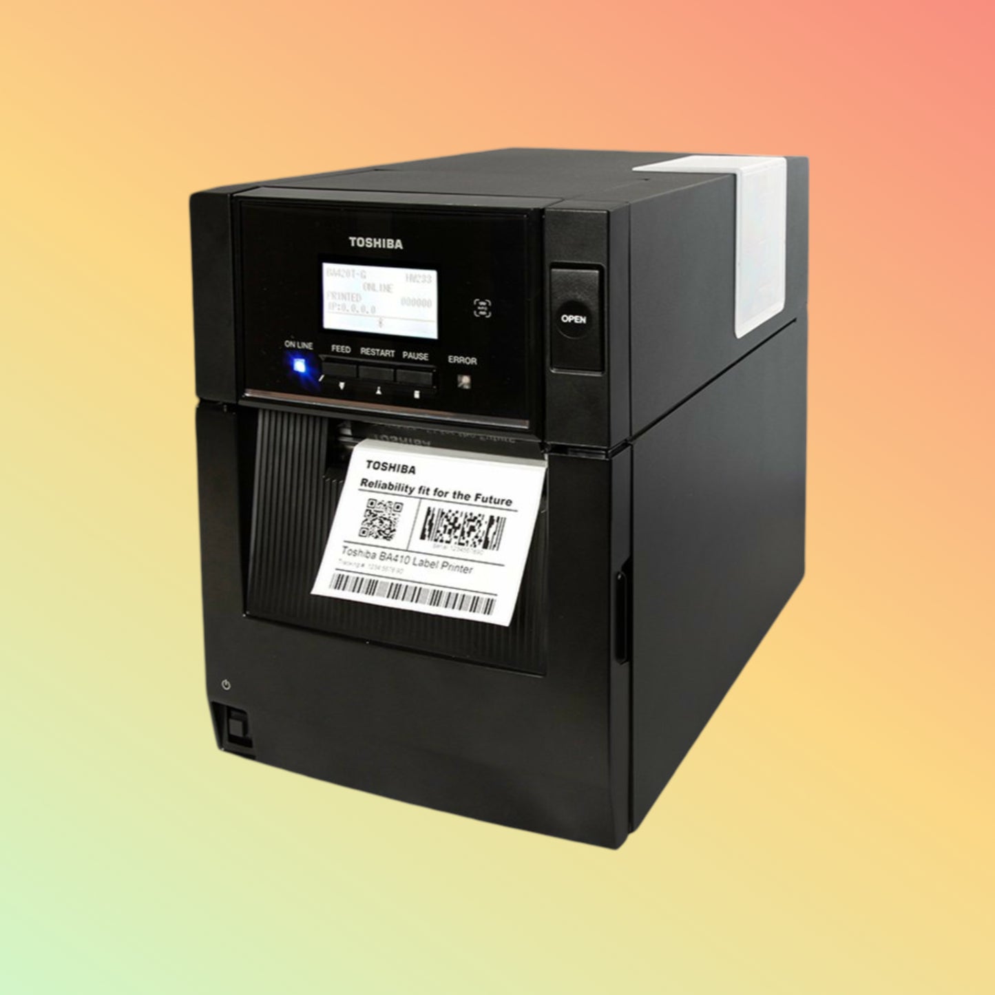 Toshiba BA410T Industrial Barcode Printer