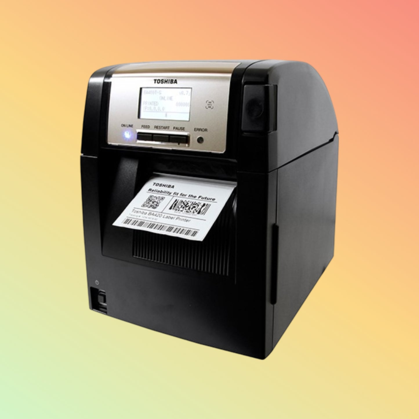 Toshiba BA410T Industrial Barcode Printer