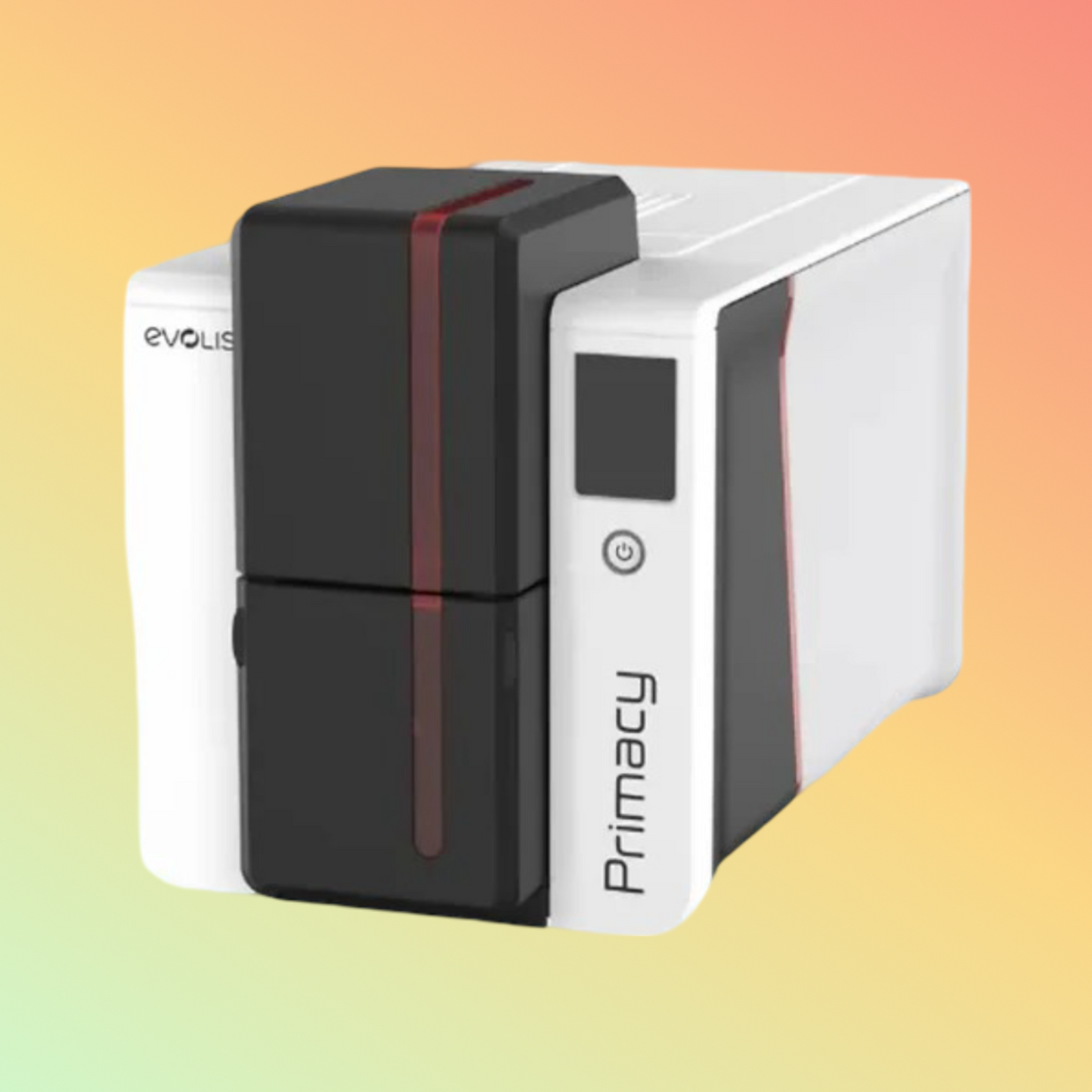 "Evolis Primacy 2 Dual-Sided ID Card Printer front view"