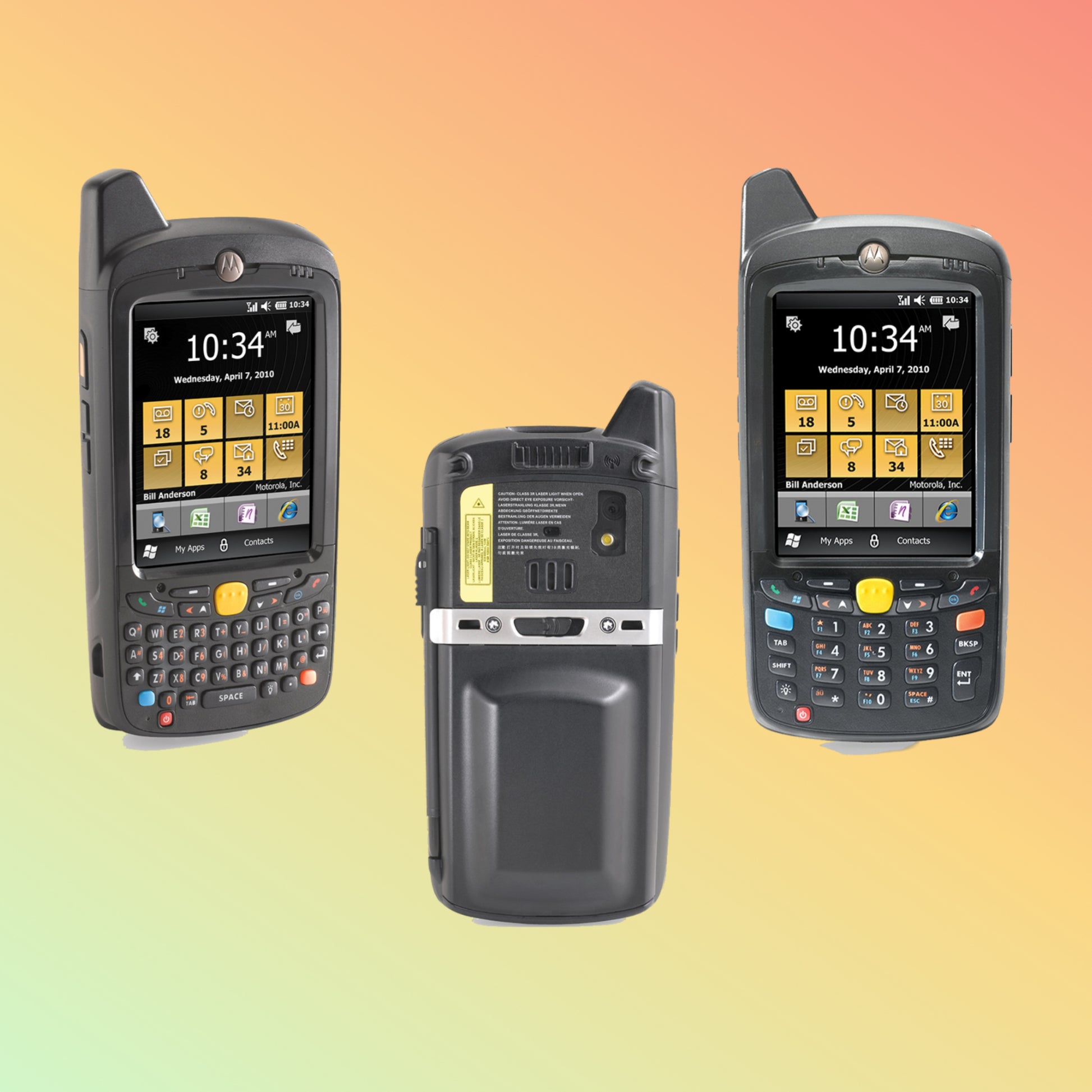 "Motorola MC65 - Rugged EDA with Dual 3.5G WAN, perfect for field work."