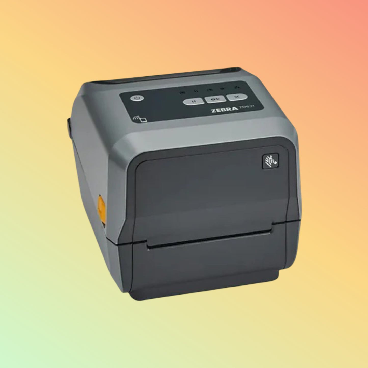 "High-quality Zebra ZD621T Barcode Printer with 300 dpi for detailed labels"