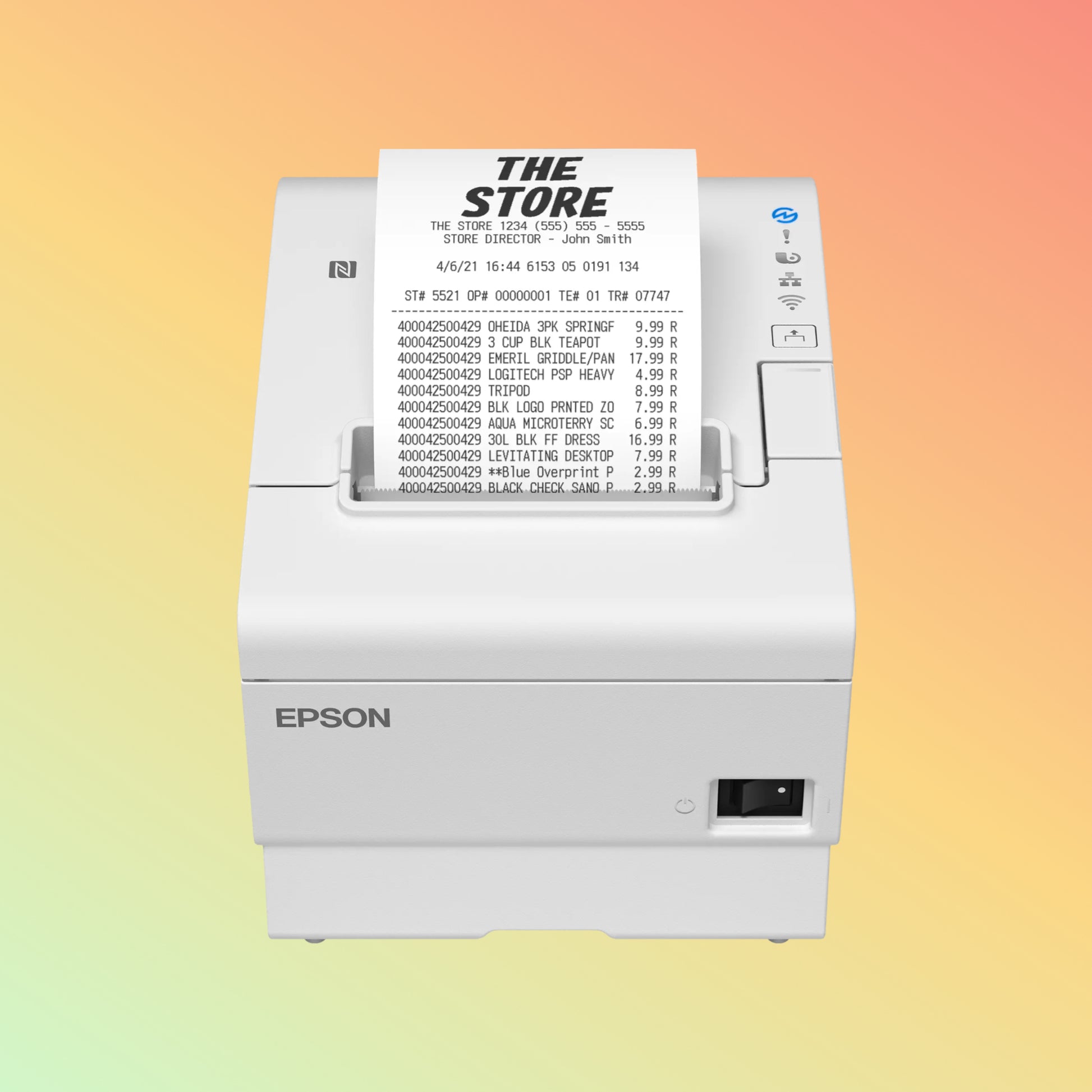 "High-speed printing with Epson TM-T88VII"