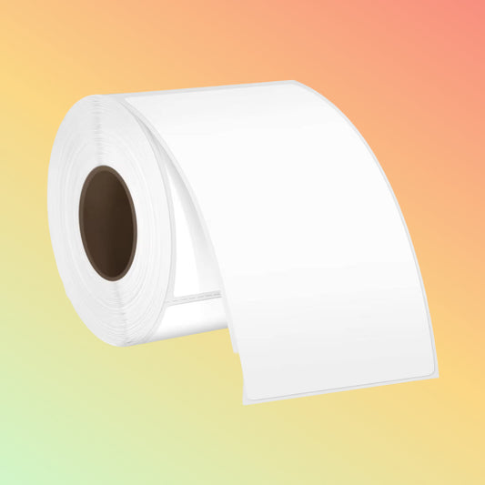 4x6 Inch Thermal Label Roll (500 Labels/Roll) Front View