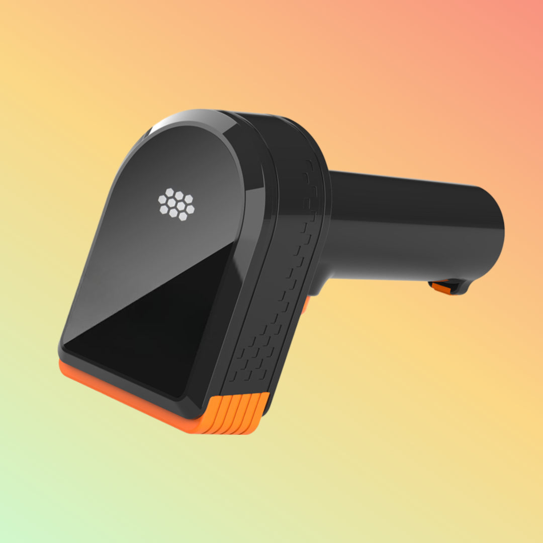 "X-33345 Wireless 2D Barcode Scanner - Front View"