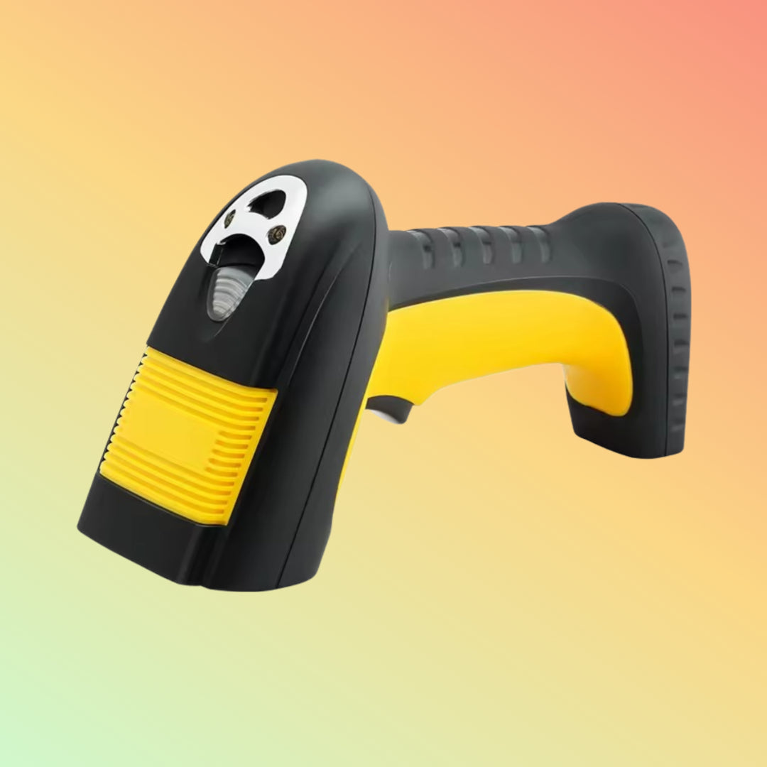 "Efficient X-6301B Barcode Scanner - Side Profile"