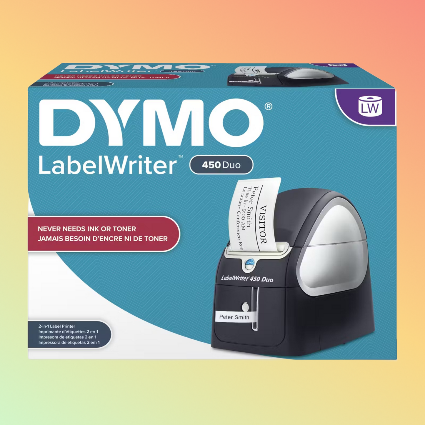 DYMO LabelWriter 450 Duo Thermal Label Printer