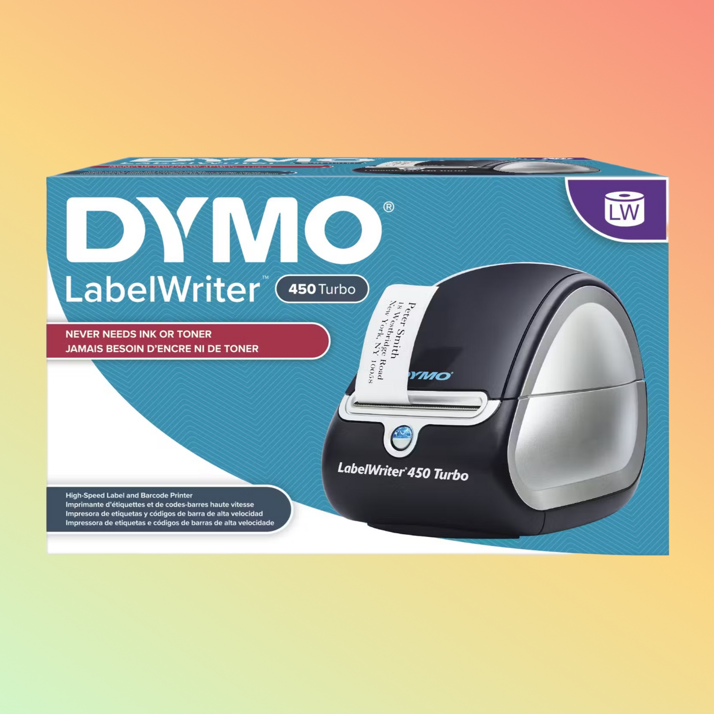 DYMO LabelWriter 450 Turbo Direct Thermal Label Printer