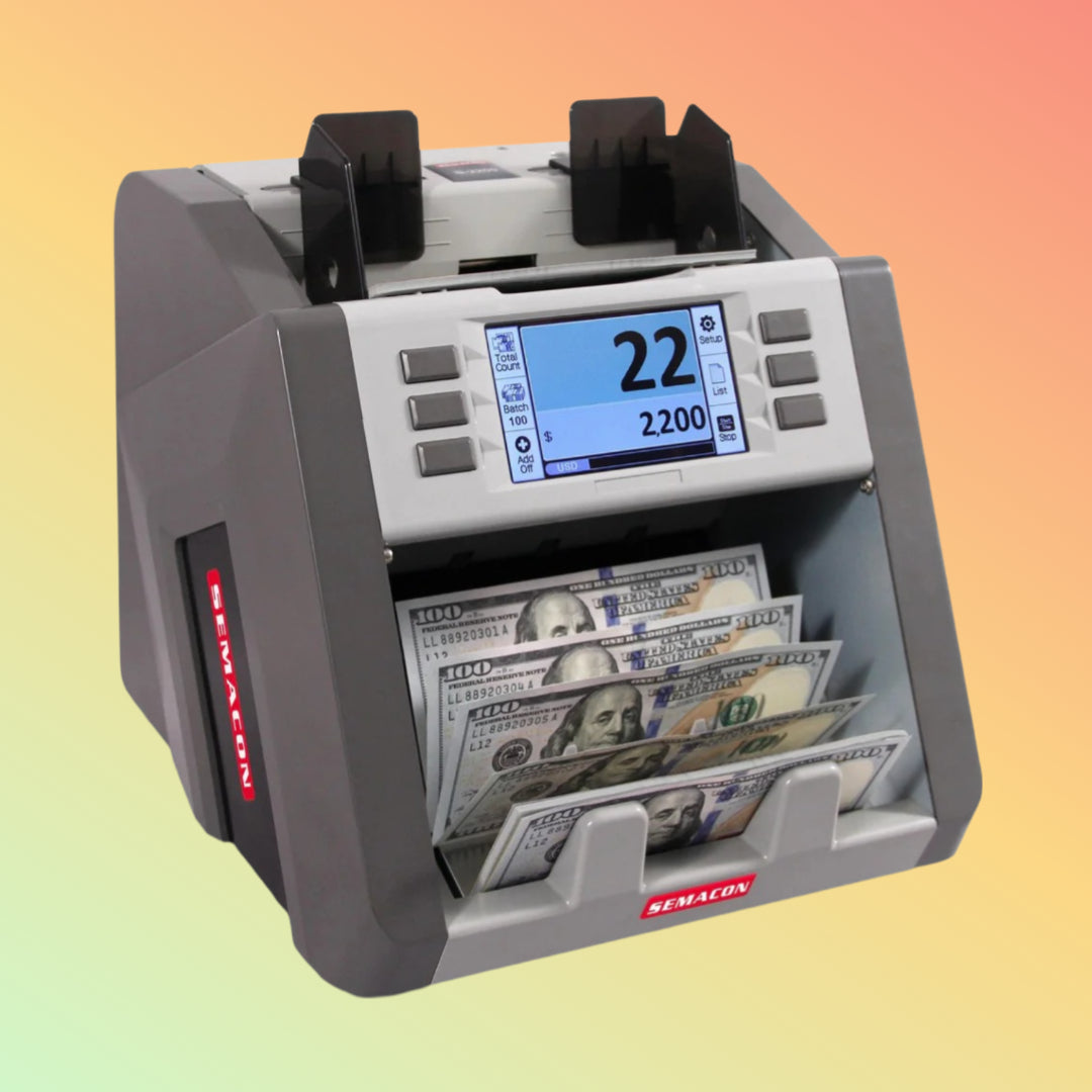 PLUS P16 currency counter showing a clear and user-friendly interface.