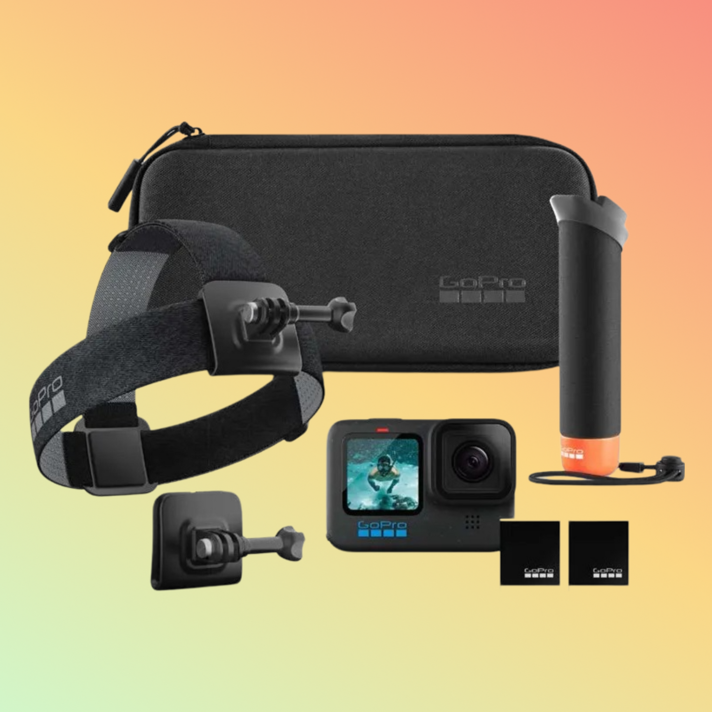 GoPro Hero12 Accessory Bundle, Black