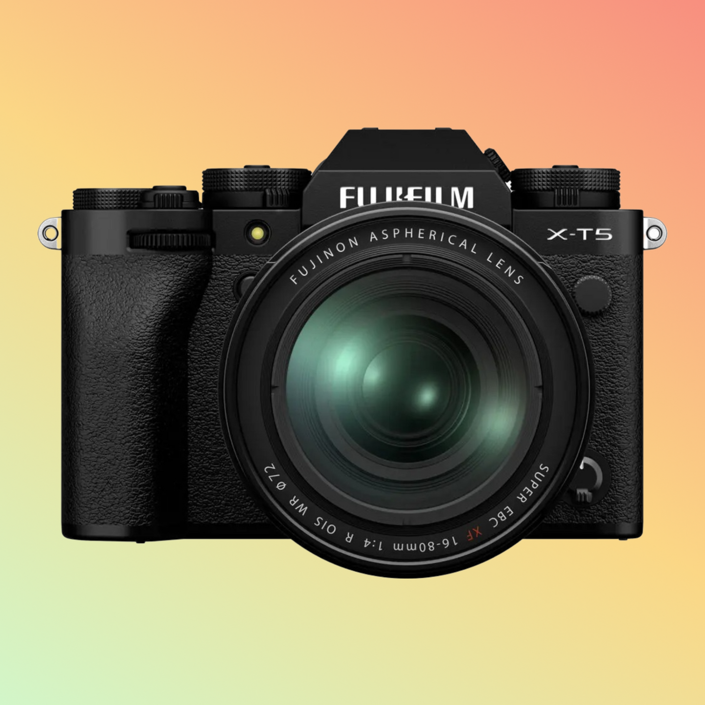 FUJIFILM X-T5 Mirrorless Camera with 16-80mm Lens, Black