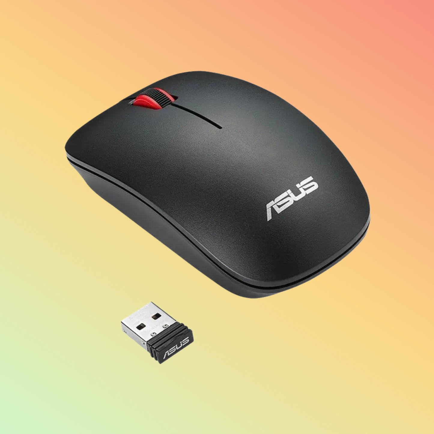 ASUS WT300 Ergonomic Wireless Optical Mouse 2.4Ghz - Black