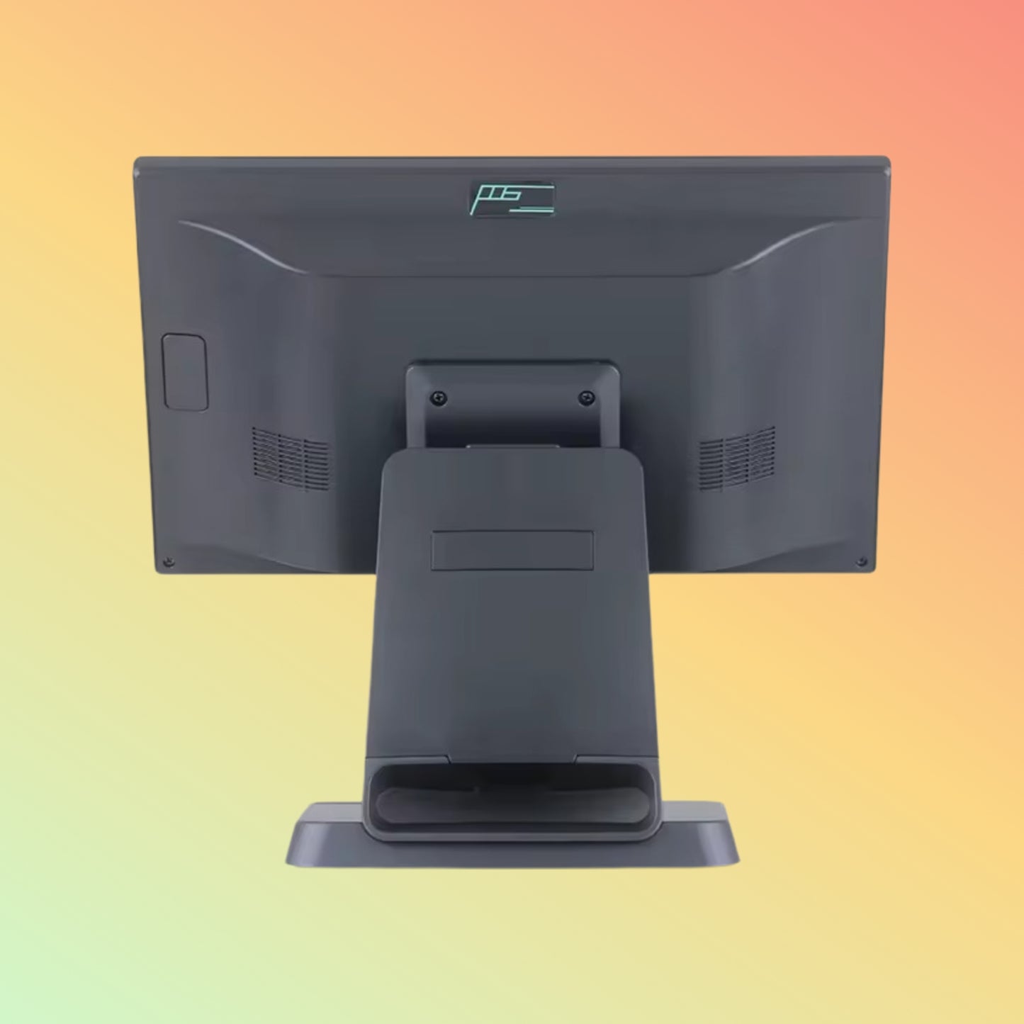 High-resolution display and sleek design of the POS system.