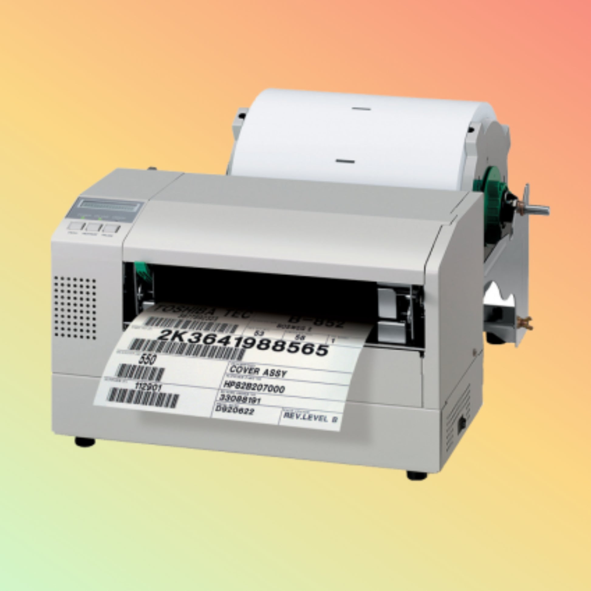 Toshiba B-852 Label Printer - Wide-Format Printing Capability