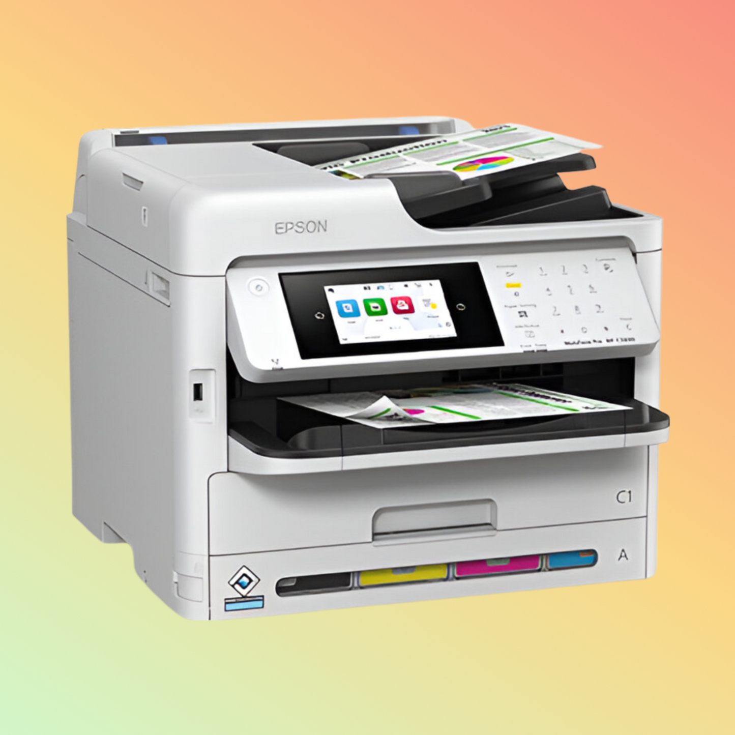 Epson WorkForce Pro WF-C5890a A4 25ppm Color Inkjet Printer WF-C5390 Colour label printer