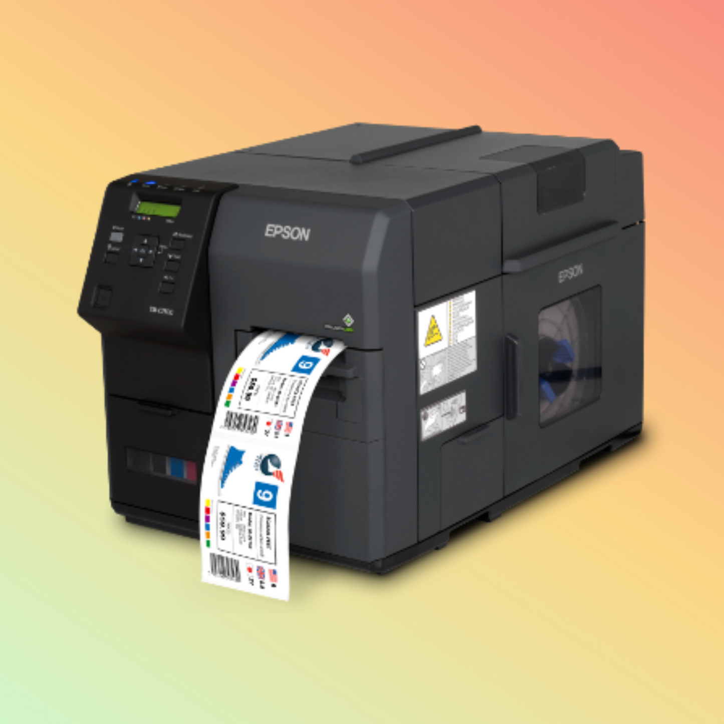 4inch 108mm Industrial high speed full color label inkjet printer