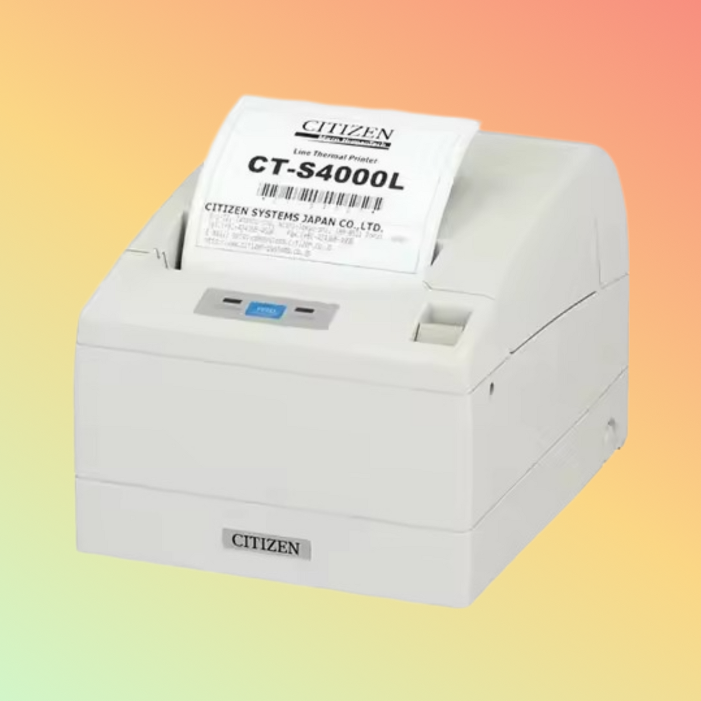 Citizen CT-S4000 4 inch 112mm High Speed Desktop Thermal Printer Thermal Transfer Label Printer