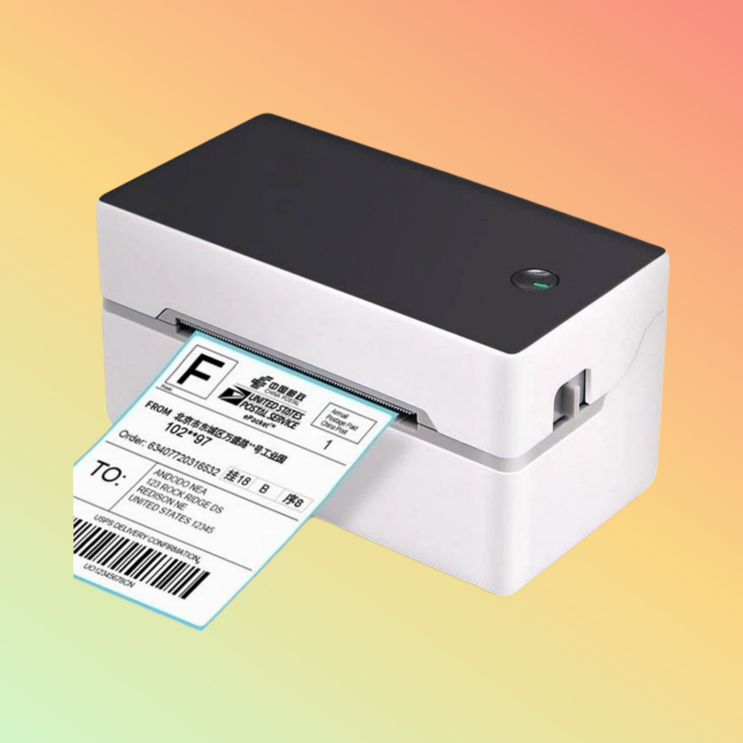 Desktop Label Printer Bluetooth MD402 203DPI