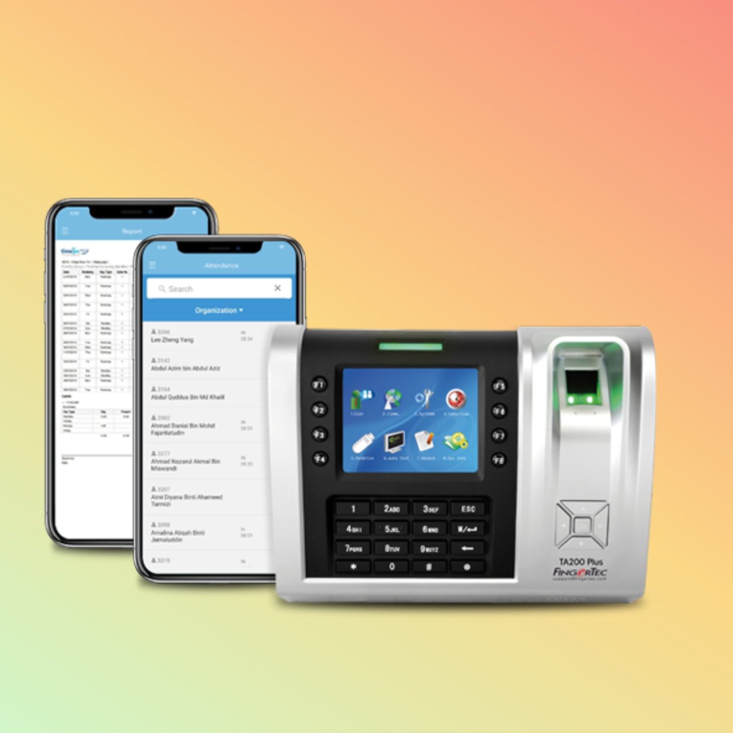 FingerTec Q2i Access Control System with Built-in Siren and USB Connectivity