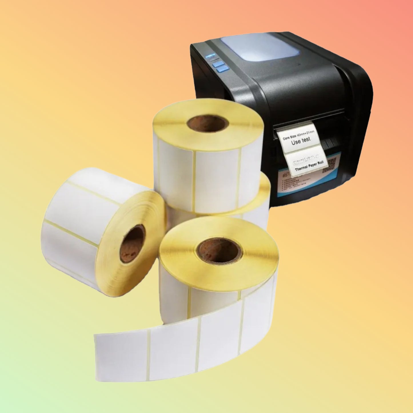 100mm x 75mm 1000Labels Thermal Label Rolls (24 Roll)