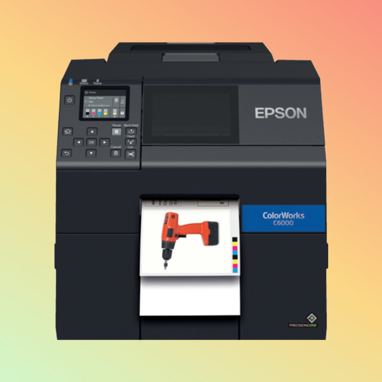 Epson ColorWorks C6550A Colour Label Printer with Auto-Cutter