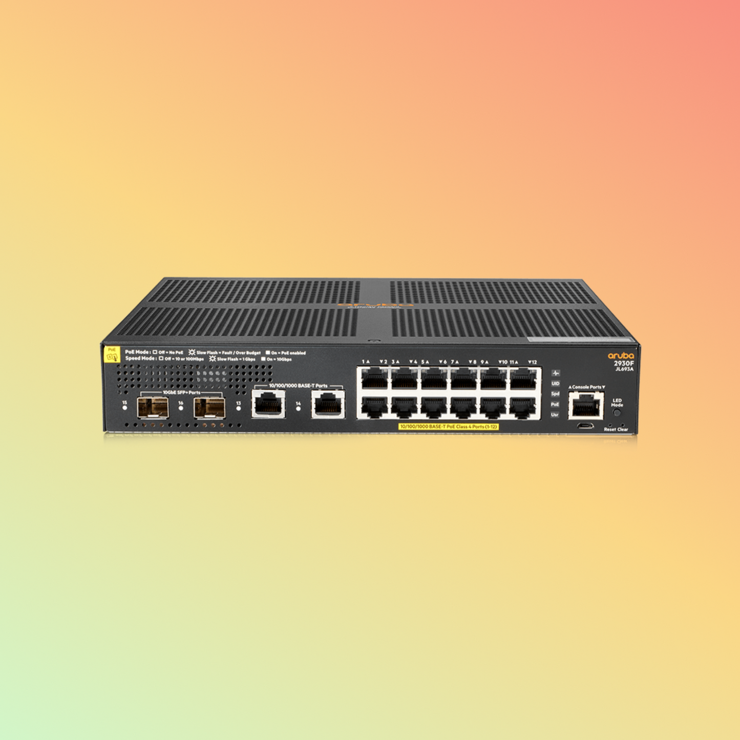 Aruba 2930F 48G PoE+ 4SFP+ 740W