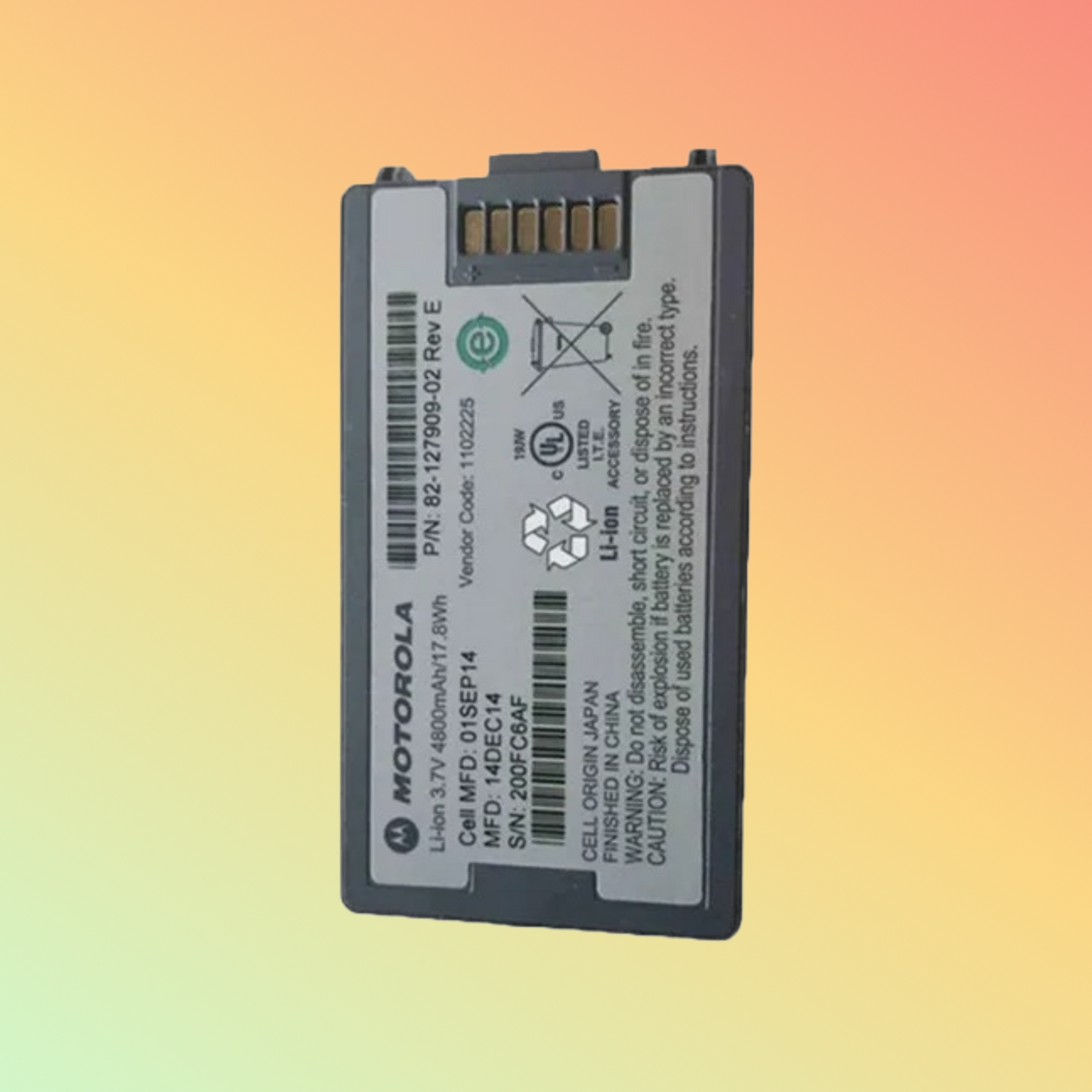 New Battery 4800mAh (82-127909-01) for MC3090