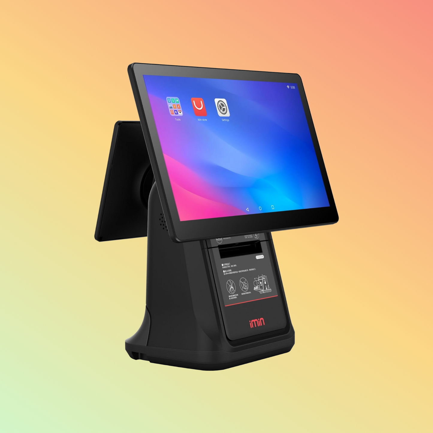 iMin D4 Android Point of Sale System, 15.6 inch POS