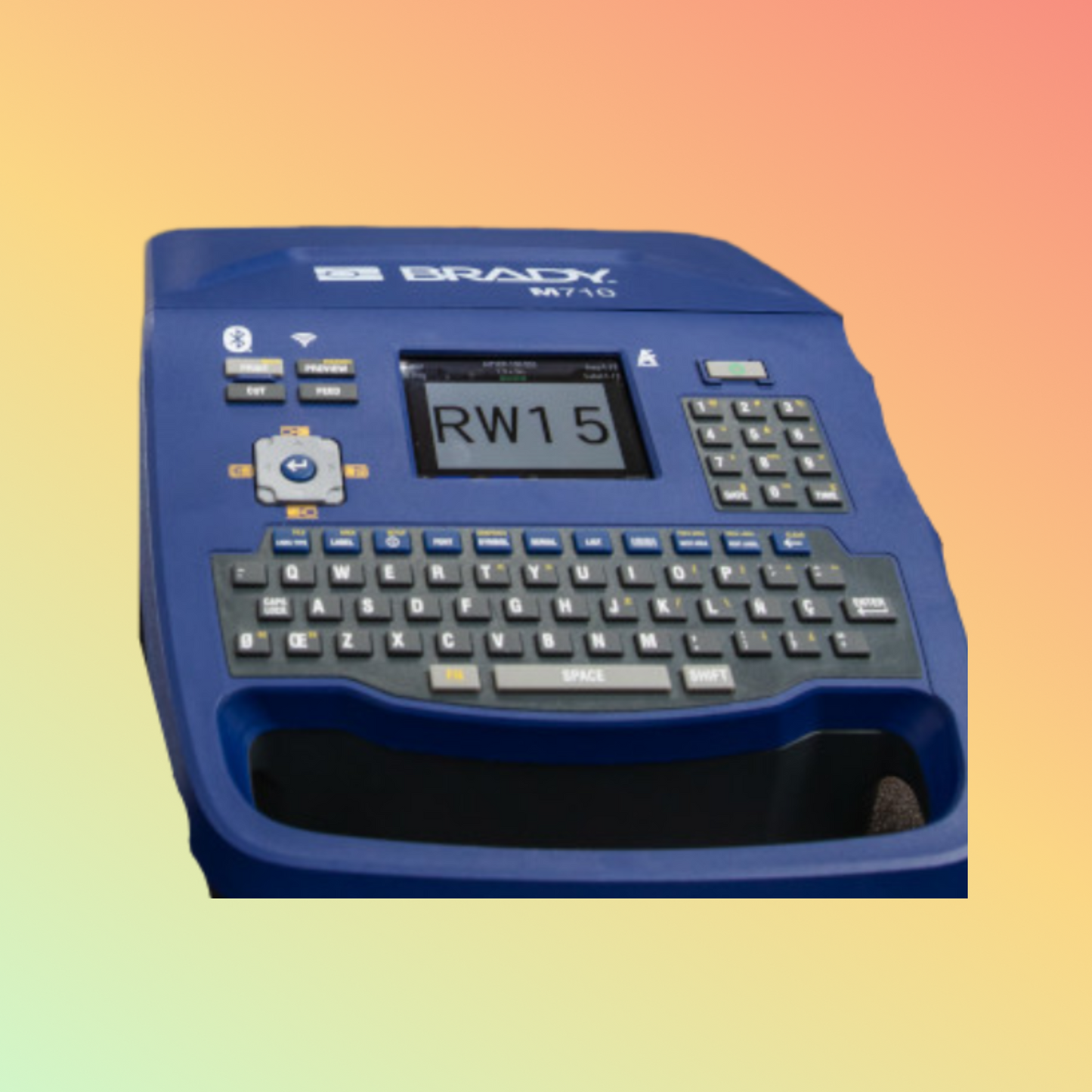 M710 Portable Label Printer with Hard Case