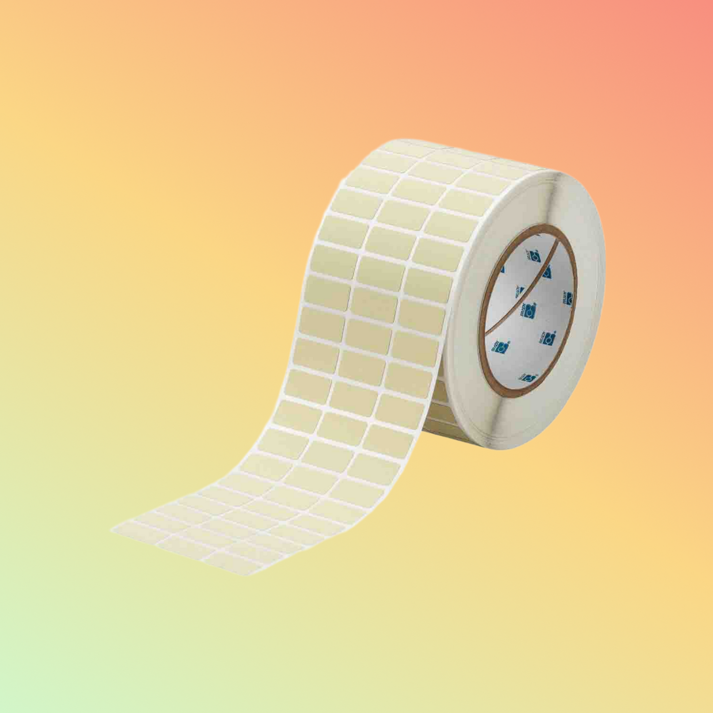 Amber 2 mil Polyimide Labels for 3" Core Printers - 0.2" x 1"