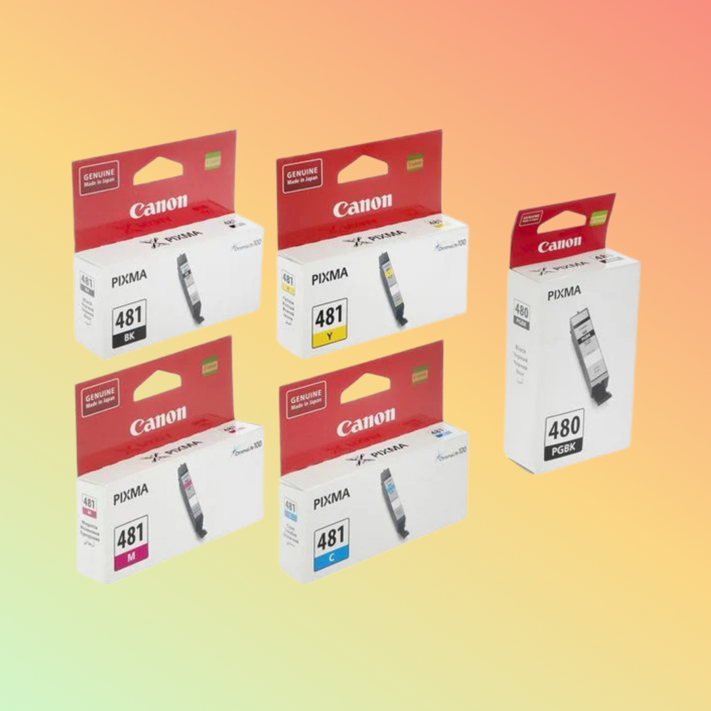 Canon 480 /481 Ink Cartridge set for canon TR7540