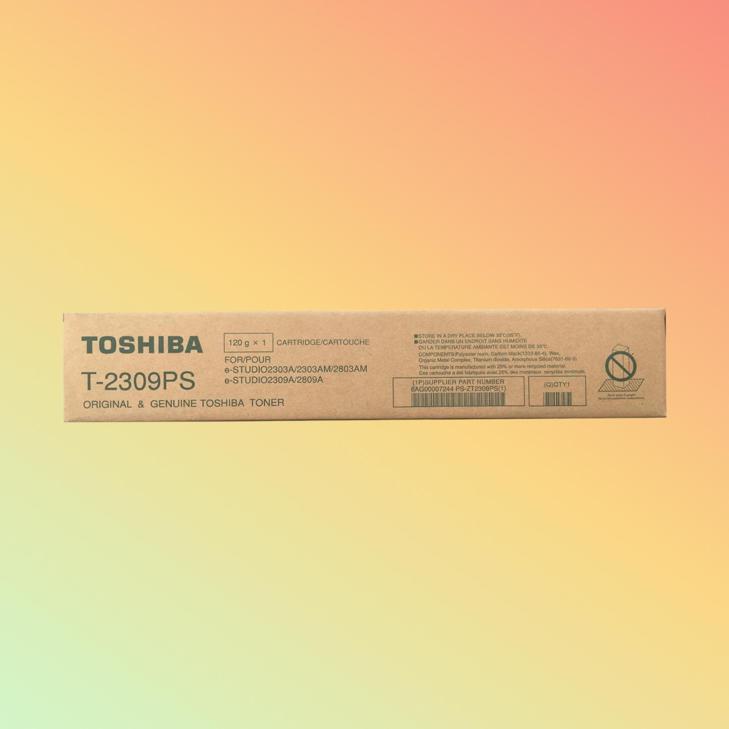 Toshiba T-2309PS Black Toner Cartridge