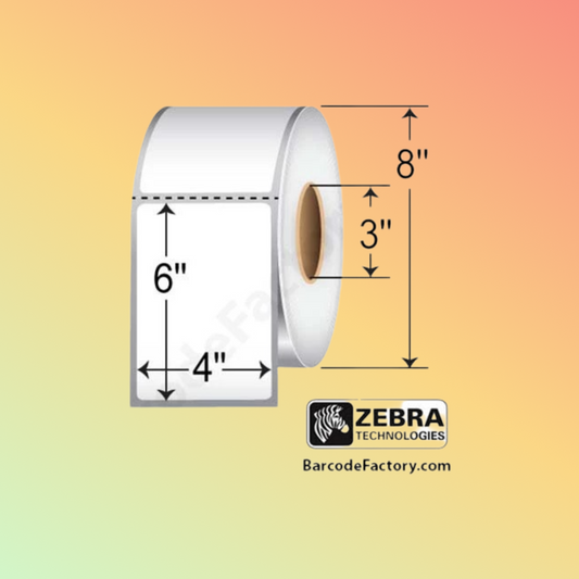 Zebra Z-Ultimate 4000T 4x6 Polyester TT Label