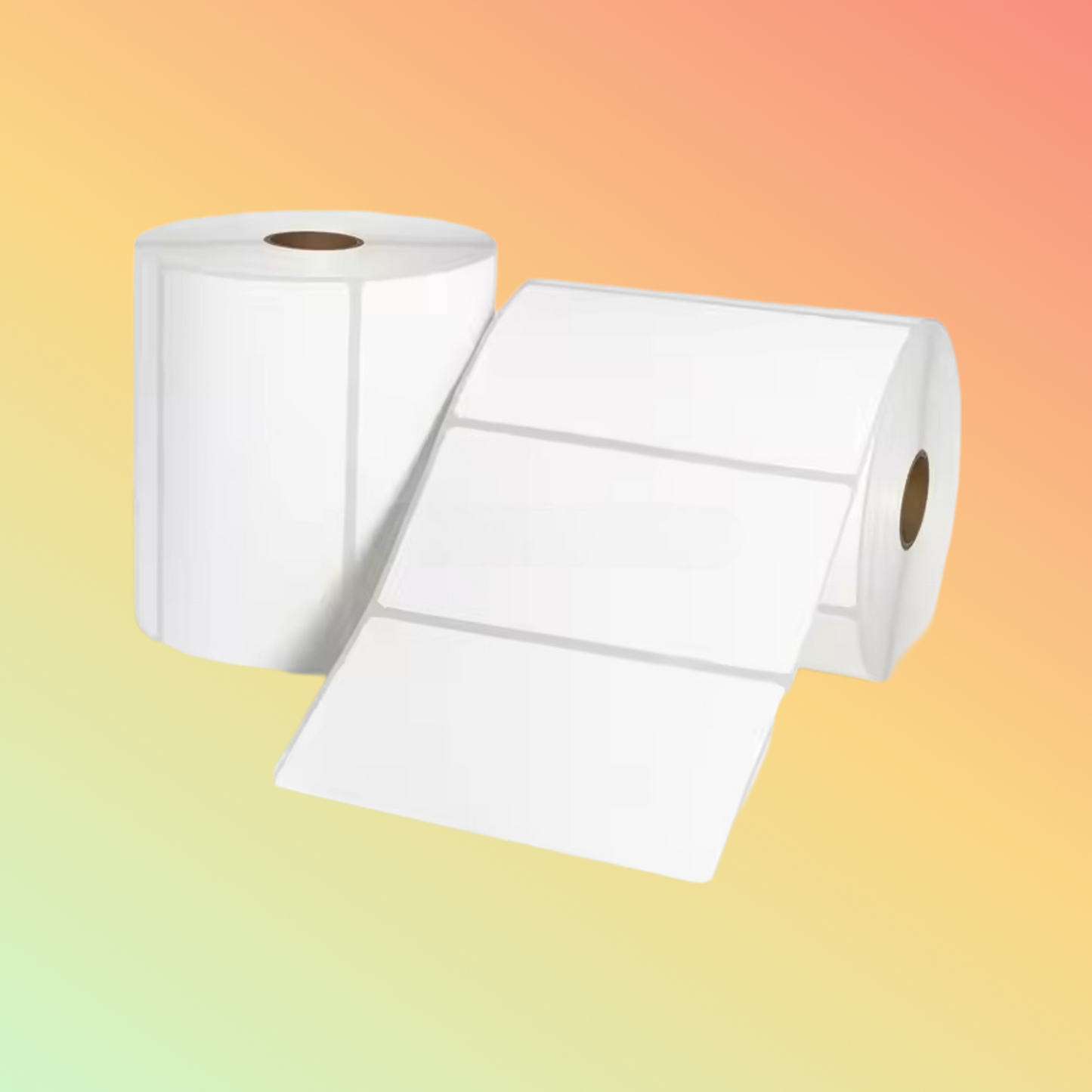 80mmx50mm Semi Gloss Thermal Transfer Labels Roll