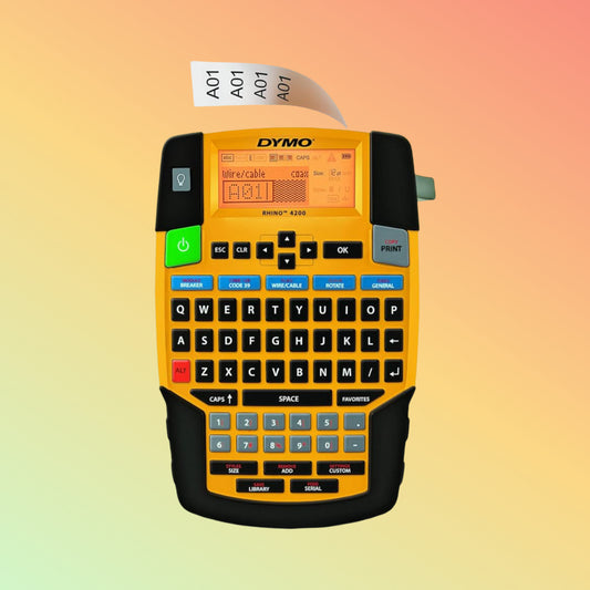 "DYMO Rhino 4200 Label Maker - Industrial Labeling for Professionals"