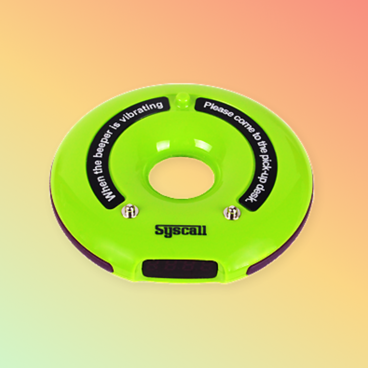 Bee-Line [Gp-100R] Donut Pager for Restaurant Ordering System