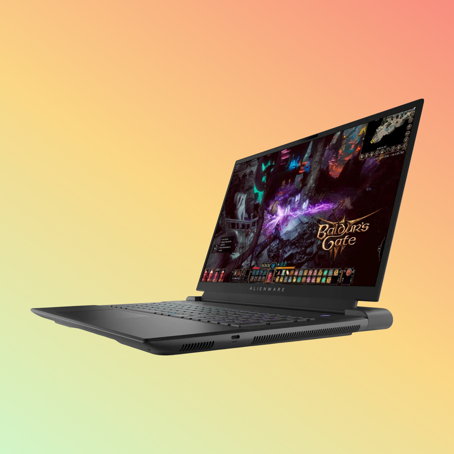 DELL ALIENWARE M18 R2 (2024) Gaming Laptop - 14th Gen i7-14700HX, 16GB, 1TB SSD, NVIDIA GeForce RTX 4070 8GB, 18" QHD+